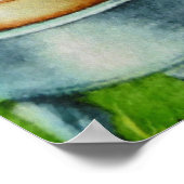 Poster Lapin de Pâques plonge lapin dans l'art du chocola (Coin)