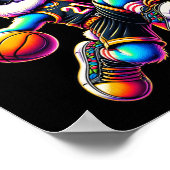 Poster Lapin de Pâques T-shirts de dunking de squelette p (Coin)