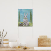 Poster Lapin de romarin - Imprimer (Cuisine)