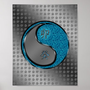 Poster Lapin d'eau