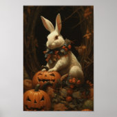 Poster Lapin d'Halloween (Devant)