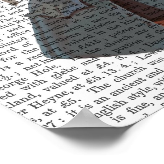 Poster Lapin et oiseau (Coin)