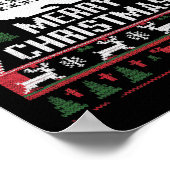 Poster Lapin Lapin Vilain Pour Noël (Coin)