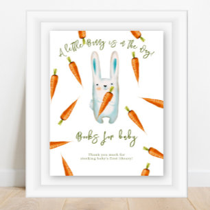 Poster Lapin - Livres pour bébé