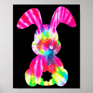 Poster Lapin mignon - Grotte de lapin teintée Bow - Crava