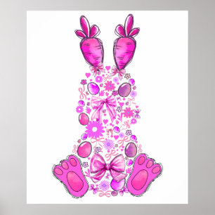 Poster lapin, rétro, vintage