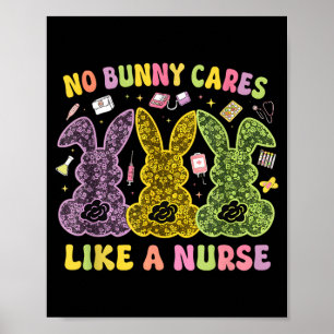 Poster Lapin Se Soucis Comme Une Infirmière Drôle De Lapi
