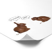 Poster lapins amusants (Coin)