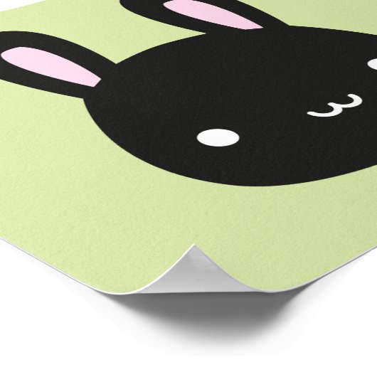 Poster Lapins de Kawaii Bunny (Coin)