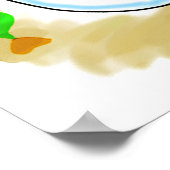 Poster lapins et carottes (Coin)