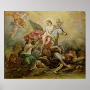 Poster L'apothéose de Voltaire, 1778