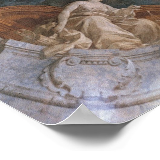 Poster L'Apothéose d'Hercule - Lemoyne - Versailles (Coin)