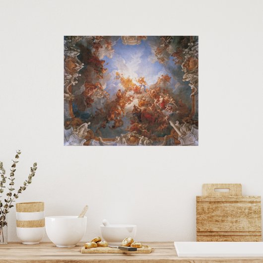 Poster L'Apothéose d'Hercule - Lemoyne - Versailles (Cuisine)