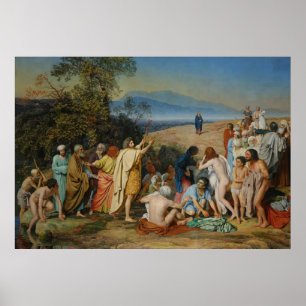 Poster L'apparition d'Ivanov du Christ aux personnes