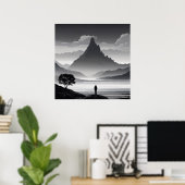 Poster L'Appel de la Montagne (Bureau à domicile)