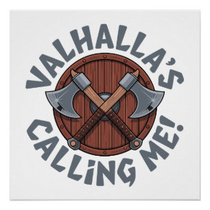 Poster L'appel de Valhalla ! - Guerrier Norrois