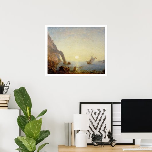 Poster L'appel des sirènes (huile sur toile) (Bureau à domicile)