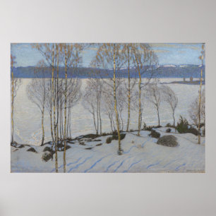 Poster L'approche de Spring, 1903 (huile sur la toile)