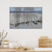 Poster L'approche du printemps 1903 (huile sur toile) (Cuisine)