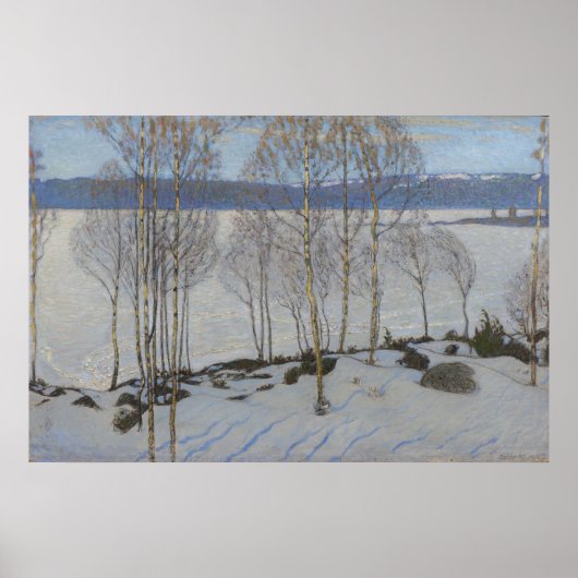 Poster L'approche du printemps 1903 (huile sur toile) (Devant)