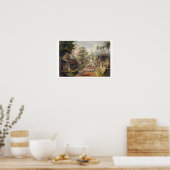 Poster L'approche principale de la grande pagode du Dagon (Cuisine)