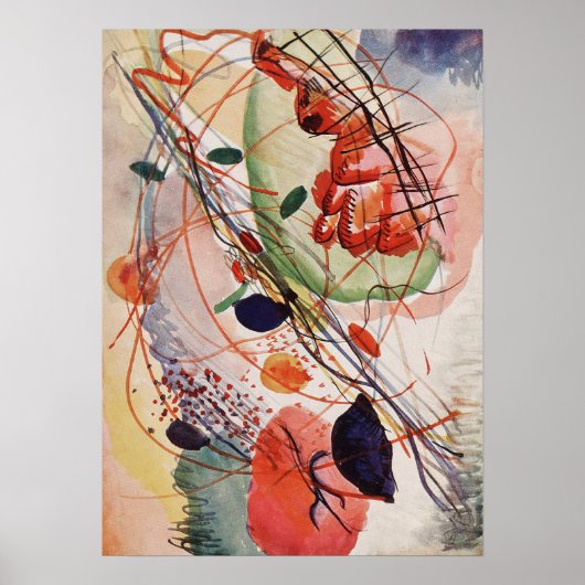 Poster L'Aquarell de Kandinsky (Devant)