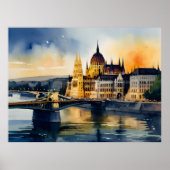 Poster L'aquarelle de Budapest (Devant)