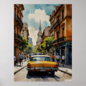 Poster L'aquarelle de Buenos Aires (Devant)