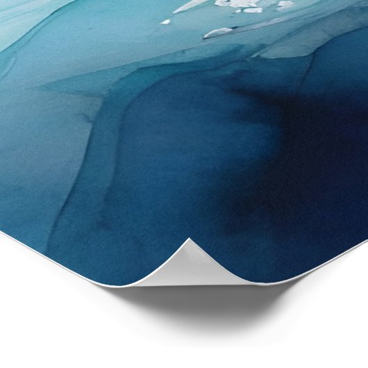 Poster L'aquarelle de Cancun (Coin)