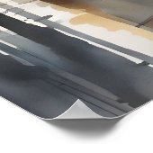 Poster L'aquarelle de la ville pluvieuse (Coin)