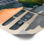 Poster L'aquarelle de Los Angeles (Coin)