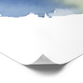 Poster L'aquarelle de Rio de Janeiro (Coin)