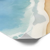 Poster L'aquarelle de Rio de Janeiro (Coin)