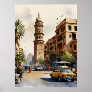Poster L'aquarelle du Caire
