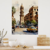 Poster L'aquarelle du Caire (Cuisine)