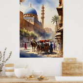 Poster L'aquarelle du Caire (Cuisine)