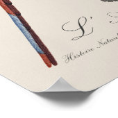 Poster L'Ara Macao / Macao rouge et vert (Coin)