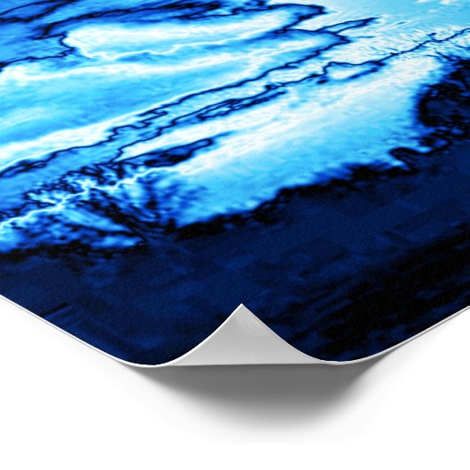 Poster L'arbre dans la glace (Coin)