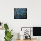 Poster L'arbre d'attente (Bureau à domicile)