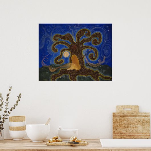 Poster L'arbre de guérison (Cuisine)