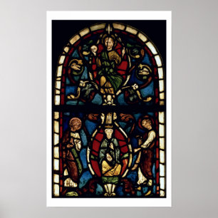 Poster L'arbre de Jesse, 13ème siècle (verre souillé)