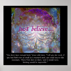 Poster L'arbre de la vie croient juste