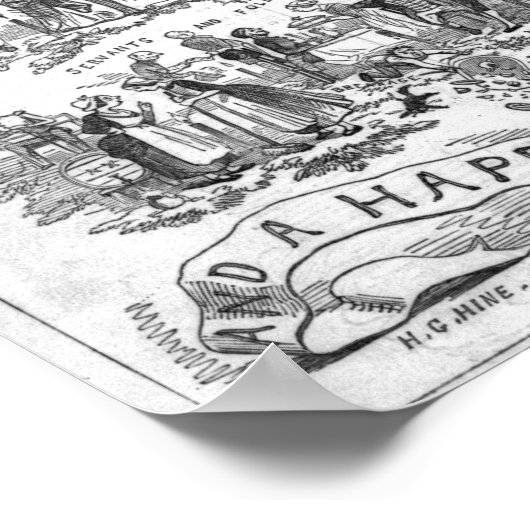 Poster L'arbre de Noël (Coin)