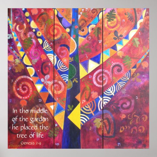 Poster L'arbre de vie (Devant)