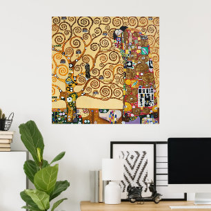 Poster L'Arbre de Vie Gustav Klimt