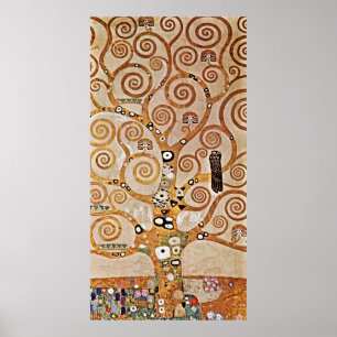 Poster L'arbre de vie idéal de Gustav Klimt