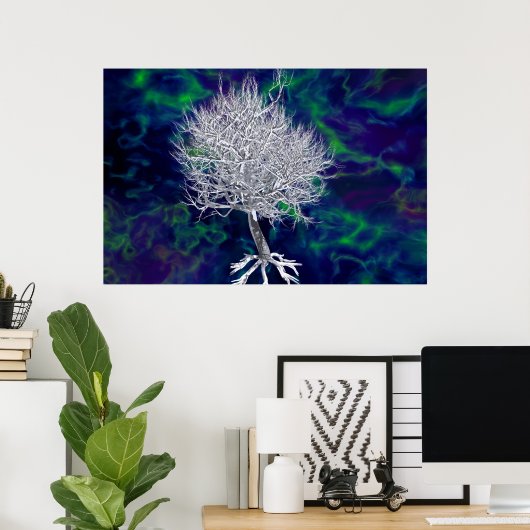 Poster L'arbre de vie interdit (Bureau à domicile)