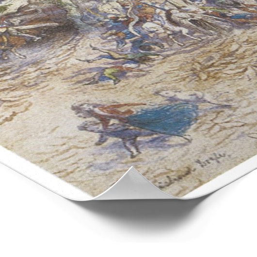 Poster L'Arbre Des Fées, Richard Doyle (Coin)