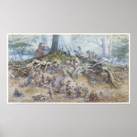 Poster L'Arbre Des Fées, Richard Doyle (Devant)