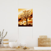 Poster L'arbre en or fondu (Cuisine)
